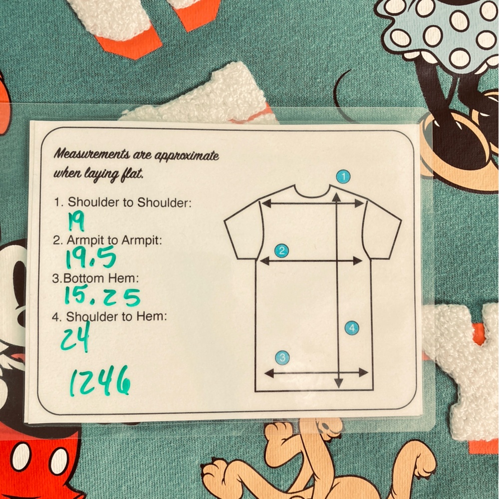 Hybrid Apparel Disney Mickey & Friends Graphic Sweatshirt Fleece Green (Size S) - Picture 9 of 11